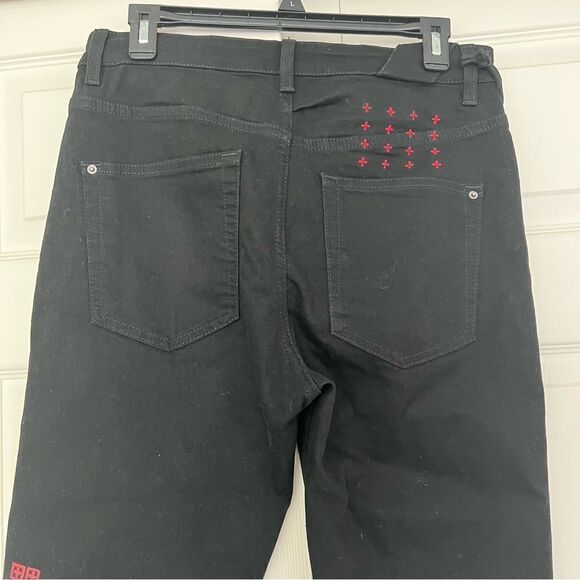 Ksubi Cotton Chitch Laid Denim Black Size 31 NWT MSRP $195 - Picture 6 of 11